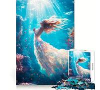 Rompecabezas Sueño Submarino de 1000 Piezas para Adultos Ejercicio cognitivo Entretenimiento Casual Sin Bordes ásperos Regalo Memorable (38x26cm)