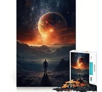 Rompecabezas Sueños del Espacio Exterior de 1000 Piezas para Adultos Juguete cognitivo para Fortalecer los Lazos afectivos Ideal para armar Artículo de Santa Claus (50x75cm)