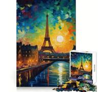 Rompecabezas Sueños Parisinos para Adultos, 1000 Piezas, Juguete para ejercitar la Mente, Tiempo de relajación, diseño, Montaje, (38x26cm)