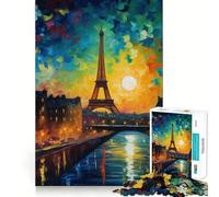 Rompecabezas Sueños Parisinos para Adultos, 1000 Piezas, Juguete para ejercitar la Mente, Tiempo de relajación, diseño, Montaje, (38x26cm)