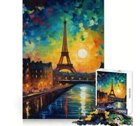 Rompecabezas Sueños parisinos para Adultos, 1000 Piezas, Think Toy, diversión Tranquila, diseño Limpio y Elegante (38x52cm)