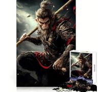Rompecabezas Sun Wukong Golden Stick de 1000 Piezas para Adultos, Regalo Ideal para ejercitar la Mente, Juguete Divertido y silencioso, diseño para armar, 38x52cm