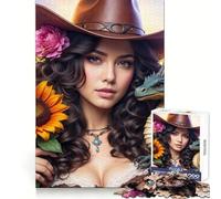 Rompecabezas Sunflower Realm para Adolescentes, 1000 Piezas, Juguete para ejercitar la Mente, Actividad para el hogar, decoración de Pared con Corte de precisión 38x26cm
