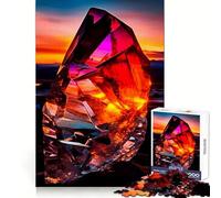 Rompecabezas Sunset Crystal Zen Beach para Adultos, 1000 Piezas, fortalece la Memoria, Alivia el estrés, Bordes Suaves, Regalo conmovedor 38x52cm