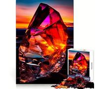 Rompecabezas Sunset Crystal Zen Beach para Adultos, 1000 Piezas, Juguete para ejercitar la Mente, Juguete de Ocio Suave, diseño para armar, Regalo de Temporada 38x26cm