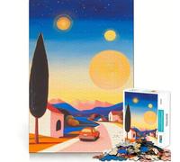 Rompecabezas Sunset Drive de 1000 Piezas para Adolescentes Juguete Educativo y Divertido Diseño preciso 38x52cm