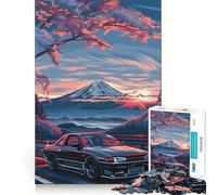 Rompecabezas Sunset Drive de 1000 Piezas para Adolescentes Juguete Inteligente para el hogar Corte preciso Regalo Original 38x26cm