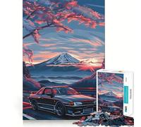 Rompecabezas Sunset Drive de 1000 Piezas para Adolescentes Juguete para desarrollar la lógica, Ligero y Relajante Corte preciso Regalo clásico 50x75cm