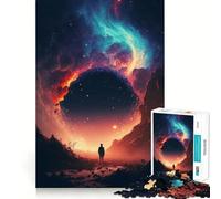 Rompecabezas Sunset Fantasy de 1000 Piezas para Adolescentes, Juego de lógica fácil, Entretenimiento, Corte Perfecto, Regalo de cumpleaños 38x52cm