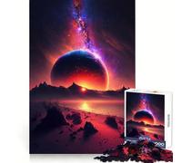 Rompecabezas Sunset Fantasy de 1000 Piezas para Adultos, desarrollar la Habilidad, aliviar el estrés y con Cortes precisos Lista de Deseos de Papá Noel 38x52cm