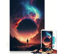 Rompecabezas Sunset Fantasy de 1000 Piezas para Adultos Recall Upgrade Alivio del estrés Corte Ajustado Selección de Deseos de Santa Claus 50x75cm