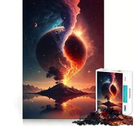 Rompecabezas Sunset Fantasy para Adultos, 1000 Piezas, Juguete de lógica Afilada, Divertido, de Corte preciso, Regalo Memorable 38x26cm
