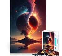 Rompecabezas Sunset Fantasy para Adultos, 1000 Piezas, Juguete para ejercitar la Mente, Divertido, Corte de precisión, 50x75cm
