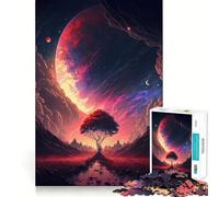 Rompecabezas Sunset Fantasy para Adultos, 1000 Piezas Refuerza la Memoria Diversión Relajante Bordes de Calidad Un Regalo Encantador 50x75cm