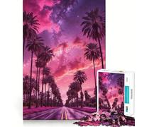 Rompecabezas Sunset Paradise de 1000 Piezas para Adolescentes Juguete para ejercitar la Mente Regalo Original para una escapada Tranquila 38x52cm