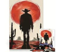 Rompecabezas Sunset Riders para Adolescentes, 1000 Piezas, Juguete de lógica, diversión Relajante, Bordes Suaves, Regalo de cumpleaños 38x26cm