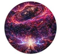 Rompecabezas Super Nova Rojo para Adultos de 1000 Piezas. Relájese y desafía. Arte Decorativo Colorido para el Hogar. Regalo Ideal para Amigos. 67,5 x 67,5 cm.
