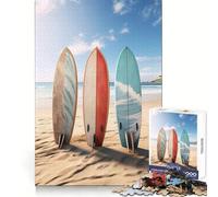 Rompecabezas Surfboard Paradise para Adolescentes, 1000 Piezas, para Mejorar la Memoria, Tiempo Libre, Bordes limpios, Regalo Encantador 38x52cm