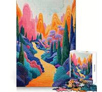 Rompecabezas Surreal Spectrum de 1000 Piezas para Adolescentes Juguete de lógica Fuerte para relajar la Mente Bordes definidos Sorpresa de cumpleaños 38x26cm