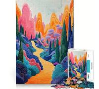 Rompecabezas Surreal Spectrum de 1000 Piezas para Adolescentes Juguete de lógica Fuerte para relajar la Mente Bordes definidos Sorpresa de cumpleaños 38x26cm