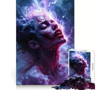 Rompecabezas Surrealista de 1000 Piezas con Forma de Mujer con relámpagos y Venas Ideal para Adolescentes Juguete para desarrollar la Habilidad y el estrés Corte preciso Un Regalo Encantador 50x75cm