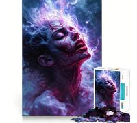 Rompecabezas Surrealista de Mujer con relámpagos y Venas para Adolescentes, 1000 Piezas, Juguete Inteligente, Juego Relajante, Corte Suave, Regalo increíble 38x26cm