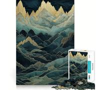 Rompecabezas Surrealista de Paisaje mítico para Adolescentes, 1000 Piezas, para estimular la Memoria, Actividad en casa, patrón de Montaje, 38x26cm