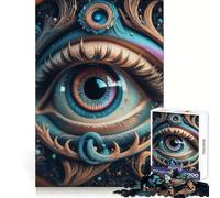 Rompecabezas surrealistas de Ojos y Estrellas para Adultos, 1000 Piezas, para estimular la Memoria, Momentos acogedores, armar Patrones y Lista de Deseos de Santa Claus 38x52cm