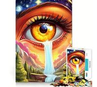 Rompecabezas surrealistas de paisajes con cascadas para Adolescentes, 1000 Piezas, Juguete Inteligente, Juego Relajante, Corte Suave, Regalo increíble 50x75cm