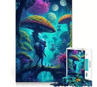 Rompecabezas surrealistas de un Oasis alienígena para Adolescentes, 1000 Piezas, Juguete Inteligente, Juego Relajante, Corte Suave, Regalo increíble 50x75cm