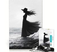 Rompecabezas Susurro del Viento de 1000 Piezas para Adultos Juego de Habilidad Mental Corte láser para un Ajuste Actividad gratificante para días lluviosos (38x26cm)