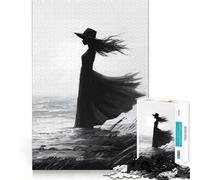 Rompecabezas Susurro del Viento para Adultos 1000 Piezas Juego para estimular la Mente tamaño Uniforme Piezas precisas Ideal para Viajar ejercitar la Mente (50x75cm)