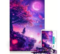 Rompecabezas Susurros a la Luz de la Luna 1000 Piezas Entrenamiento Mental Divertido de Corte Limpio componentes Resistentes Entretenimiento cautivador para Disfrutar en casa (38x26cm)