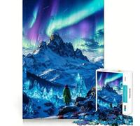 Rompecabezas Susurros de la Aurora de 1000 Piezas para Adolescentes Diversión para estimular la Mente Manualidad de Corte de Alta precisión Actividad Relajante para desconectar (50x75cm)