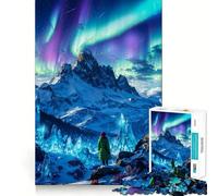 Rompecabezas Susurros de la Aurora de 1000 Piezas para Adolescentes Estimula la Mente Diversión Alta precisión Manualidades Actividad Relajante para desconectar (38x26cm)