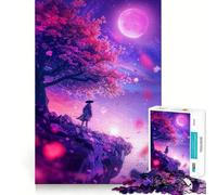 Rompecabezas Susurros de la Luna con 1000 Piezas tecnología de Corte láser Avanzada Juguete de Entretenimiento para Interiores (38x52cm)