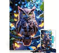 Rompecabezas Susurros de la Luz de la Luna 1000 Piezas Juego de concentración Mental diseño de Ajuste Huecos desafío Cerebral Interactivo para el hogar (38x26cm)