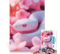 Rompecabezas Susurros de la Serpiente de 1000 Piezas para Adultos Juego de Habilidad Mental Corte láser para un Ajuste Actividad gratificante para días lluviosos (38x52cm)