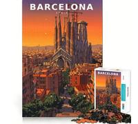 Rompecabezas Susurros de Piedra en Crepúsculo Retro de 1000 Piezas Juguete de construcción Focus Building Toy Ajuste Huecos Actividad gratificante para días lluviosos (38x26cm)