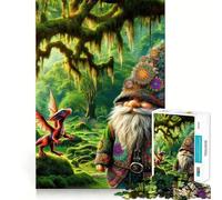 Rompecabezas Susurros del Bosque para Adultos 1000 Piezas Juego de Memoria Corte láser para un Ajuste Perfecto aliviar el estrés (50x75cm)