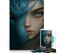 Rompecabezas Susurros del Dragón de 1000 Piezas Juego cognitivo Divertido Troquelado de Alta precisión aliviar el estrés (50x75cm)