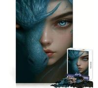 Rompecabezas Susurros del Dragón de 1000 Piezas para Adolescentes Pensamiento Claro, interacción Suave, Encaje Firme, Bonito Regalo (38x26cm)