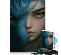 Rompecabezas Susurros del Dragón para Adultos 1000 Piezas Juego Think Boost Estructura de Encaje precisa fácil de Aprender diversión para Toda la Familia (38x52cm)