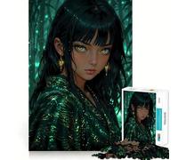 Rompecabezas Susurros del Reino de Jade 1000 Piezas Juguete de construcción Focus Ajuste Huecos Actividad gratificante para días lluviosos (50x75cm)