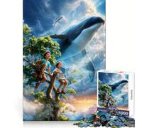 Rompecabezas Susurros en el Viento para Adultos, 1000 Piezas, para Mejorar la concentración, Actividad Relajante, Corte Suave, Regalo de Invierno (50x75cm)