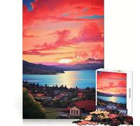 Rompecabezas SUVA de Pintura al óleo para Adultos, 1000 Piezas, Juguete Que desafía la Mente, diversión Tranquila, Corte preciso, decoración de Pared 38x52cm