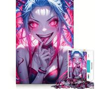 Rompecabezas Sweet But Psycho de 1000 Piezas para Adultos Juguete de ingenio para Jugar en Interiores Arte de Bordes precisos Coleccionable 50x75cm