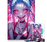 Rompecabezas Sweet But Psycho para Adolescentes, 1000 Piezas, para Mejorar la Memoria, Tiempo Libre, Bordes limpios, Regalo Encantador 38x52cm