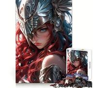 Rompecabezas Sweet Valkyrie Girl de 1000 Piezas para Adolescentes Juguete cognitivo Ocio Suave Ensamblaje de Patrones Pieza de Arte 38x26cm