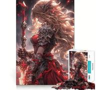 Rompecabezas Sword Angel de 1000 Piezas para Adolescentes, Juguete Wise Think Toy, Sencillo y Divertido, Corte preciso, Santa Wish Pick 38x26cm